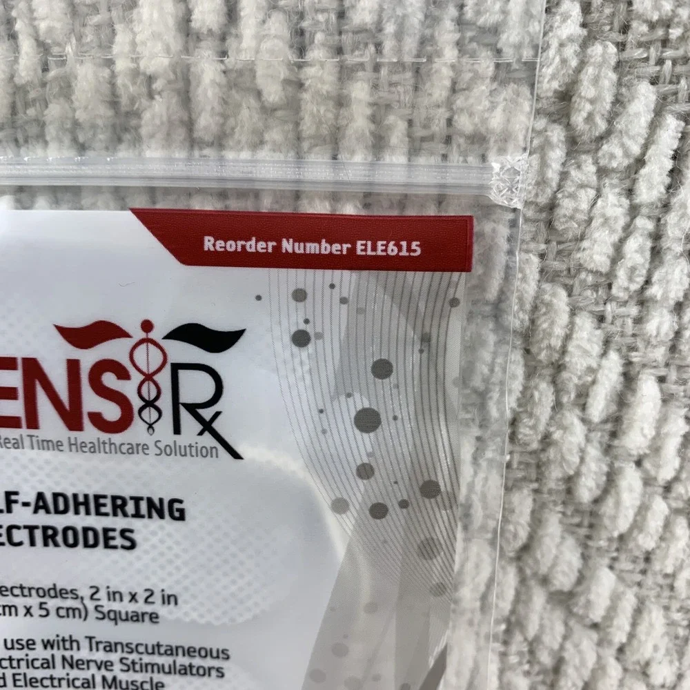 TENS Rx Self-Adhering Universal 2x2 Inch‎ 10-packs (4 per pack) = 40 Electrodes